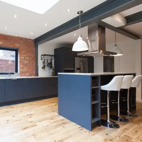 Wall Removal Structural Work Poole load bearing wall removal and steel installation during structural alteration in Poole property